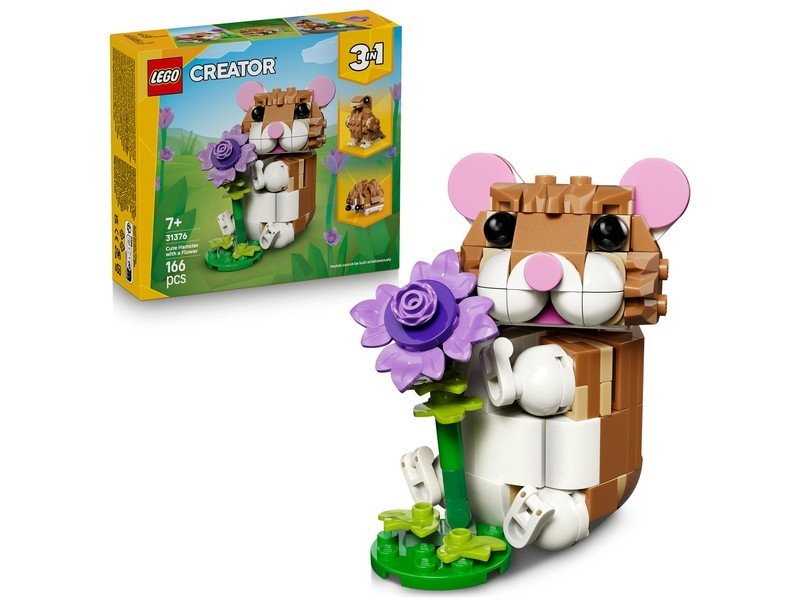 LEGO Roztomilý škrečok s kvetinou 3v1 - foto 1