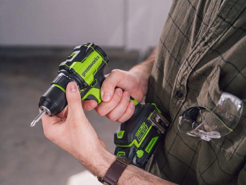 AKU Vrtací šroubovák Greenworks DD350 24V - foto 4