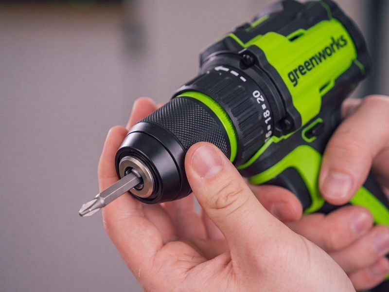 AKU Vrtací šroubovák Greenworks DD350 24V - foto 5