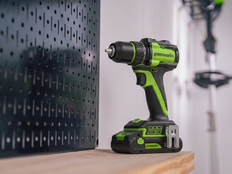 AKU Vrtací šroubovák Greenworks DD350 24V - foto 17