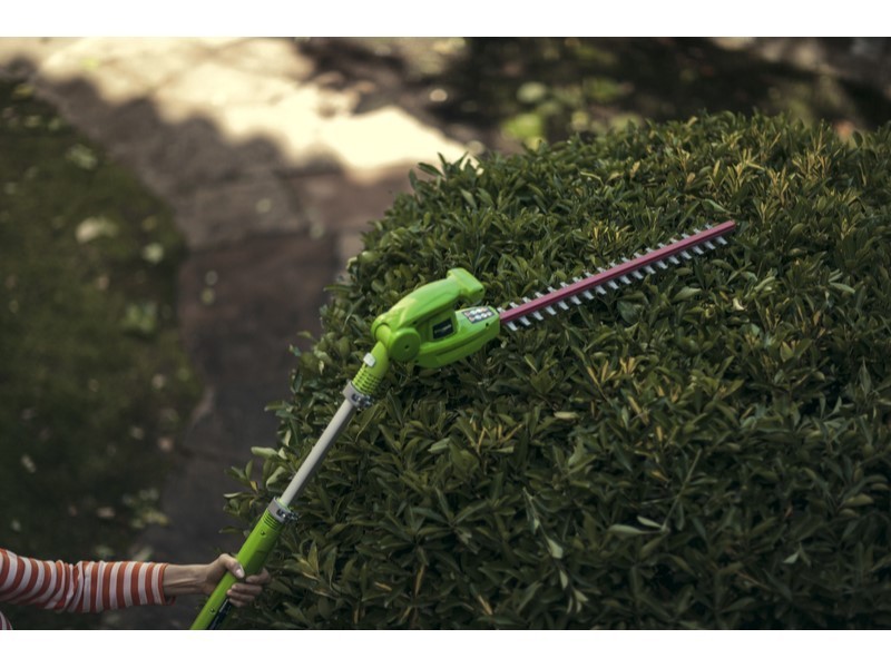 Aku tel. plot. nožnice Greenworks G24PH51 24V - foto 3