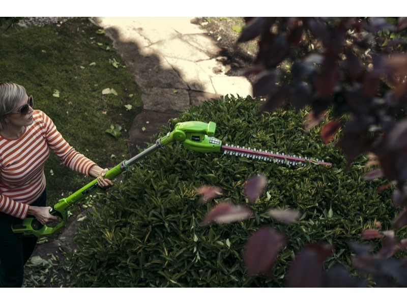 Aku tel. plot. nožnice Greenworks G24PH51 24V - foto 5