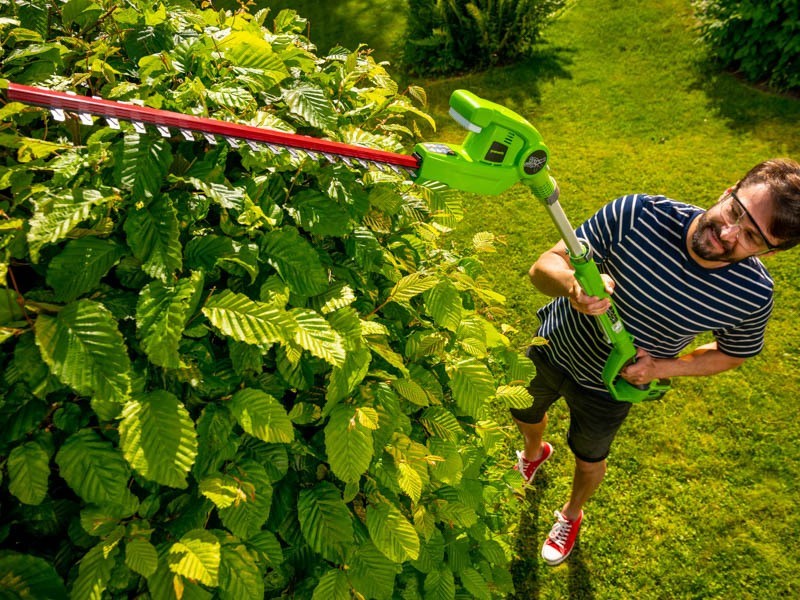 Aku tel. plot. nožnice Greenworks G24PH51 24V - foto 17