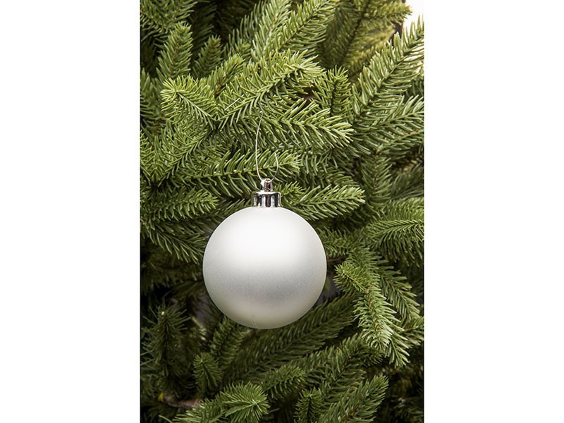 Vianočné gule Ø6cm strieborná, 12ks - foto 5