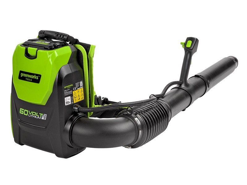 Aku chrbtový fukár Greenworks GD60BPB 60V - foto 5 Aku chrbtový fukár Greenworks GD60BPB 60V - foto 5