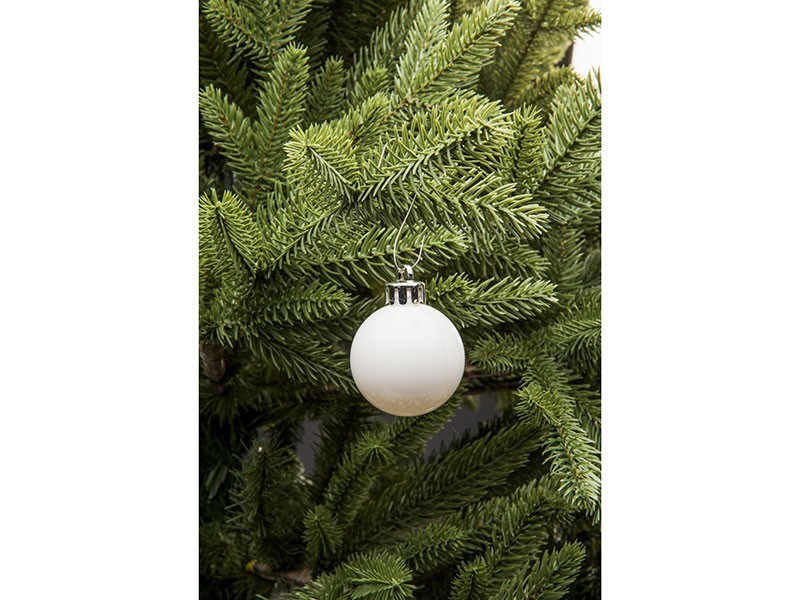 Vánoční koule Ø4cm bílá, 20ks - foto 3 Vánoční koule Ø4cm bílá, 20ks - foto 3