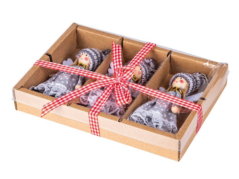 Sada tří figurek šedá 12cm - foto 2