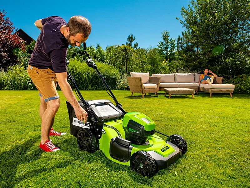 Aku sekačka s poj. Greenworks GD60LM51SP 60V - foto 23