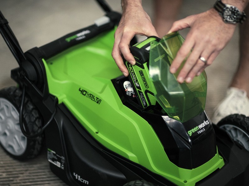 Aku rotačná kosačka Greenworks G40LM41 40V - foto 14