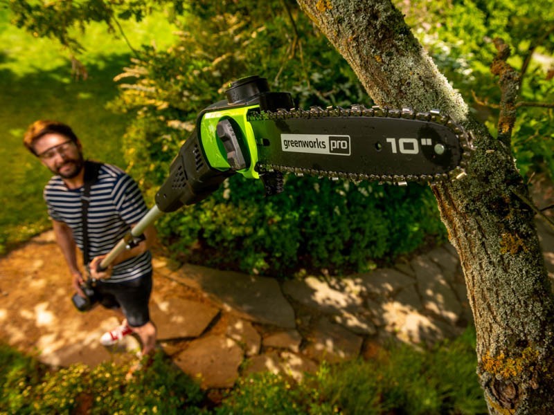 Aku prerezávač konárov Greenworks GD60PS 60V - foto 11 Aku prerezávač konárov Greenworks GD60PS 60V - foto 11