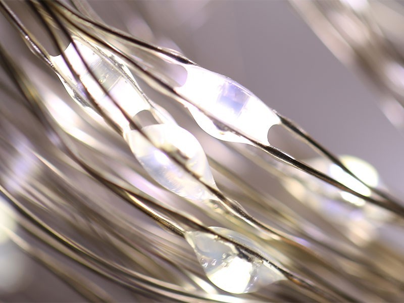 Svetelná struna 3m, 30LED, studená biela - foto 1