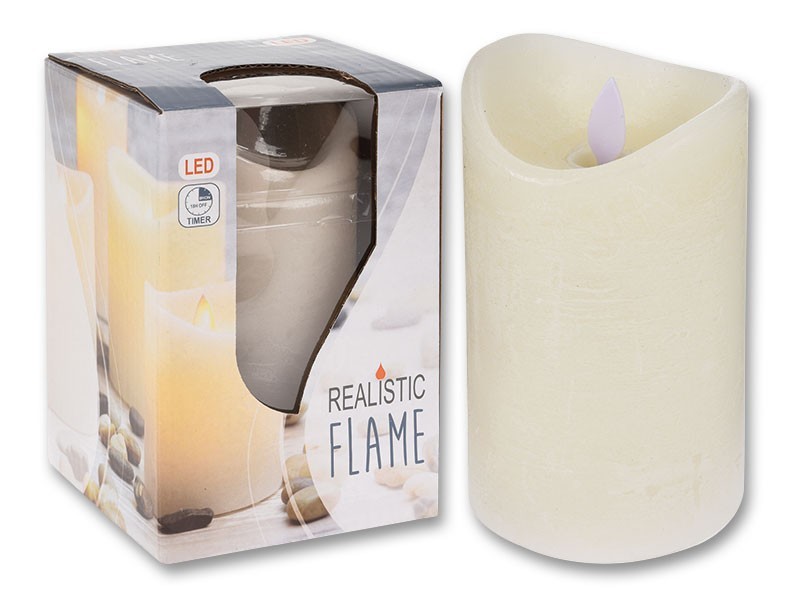 LED svíčka 7,5x12cm,1 ks - foto 1 LED svíčka 7,5x12cm,1 ks - foto 1