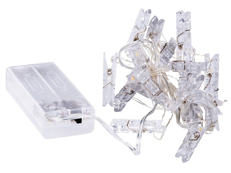 LED dekorácia reťaz so štipcami na fotky 1,4m - foto 2 LED dekorácia reťaz so štipcami na fotky 1,4m - foto 2