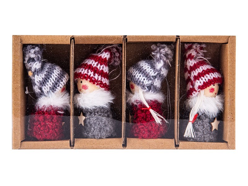 Súprava 4 figúrok červeno-šedá 7cm - foto 1 Súprava 4 figúrok červeno-šedá 7cm - foto 1