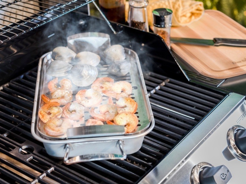 Grilovací rošt Char-Broil 5x42,5x22cm, nerez - foto 6