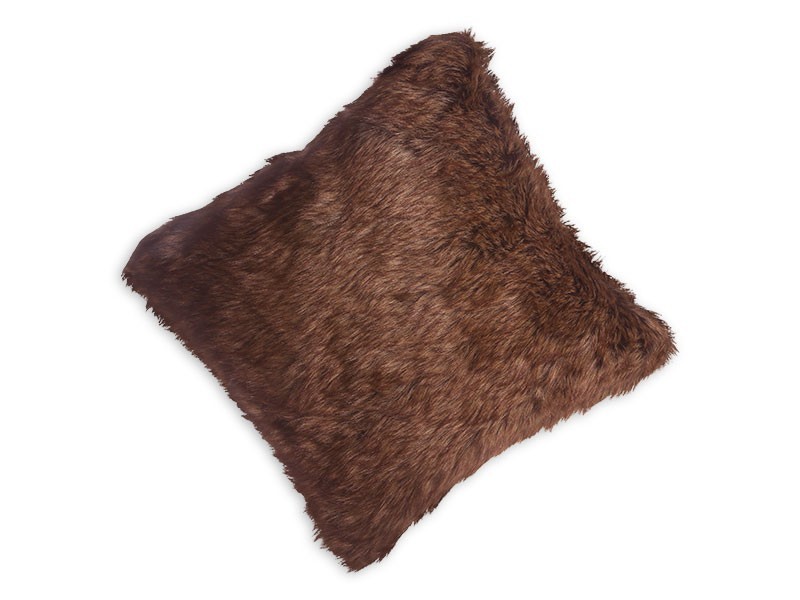 Dekorace polštářek 40x40cm, hnědý - foto 1