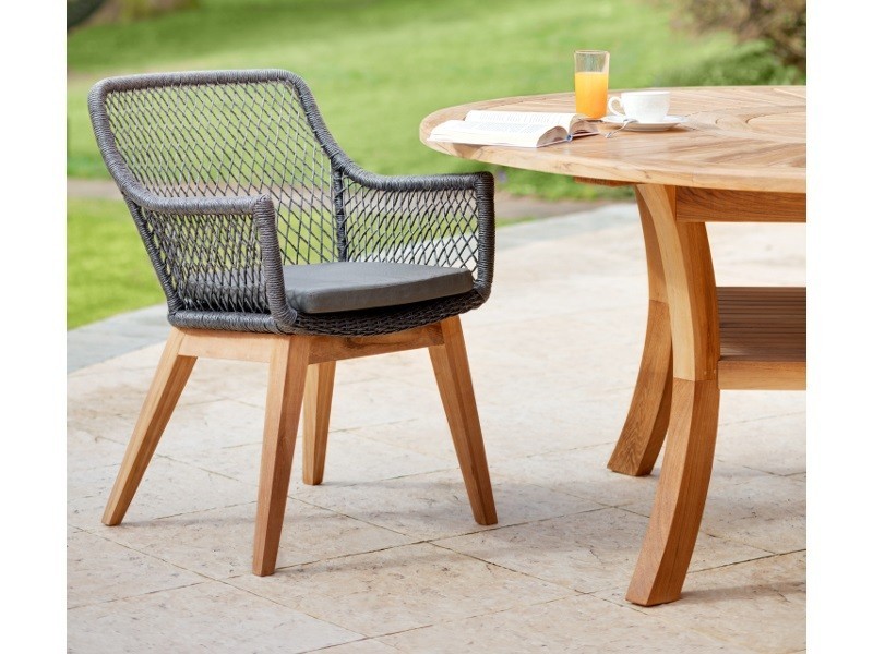 Záhradní stůl COLOSSEUM Ø120cm, teak - foto 7