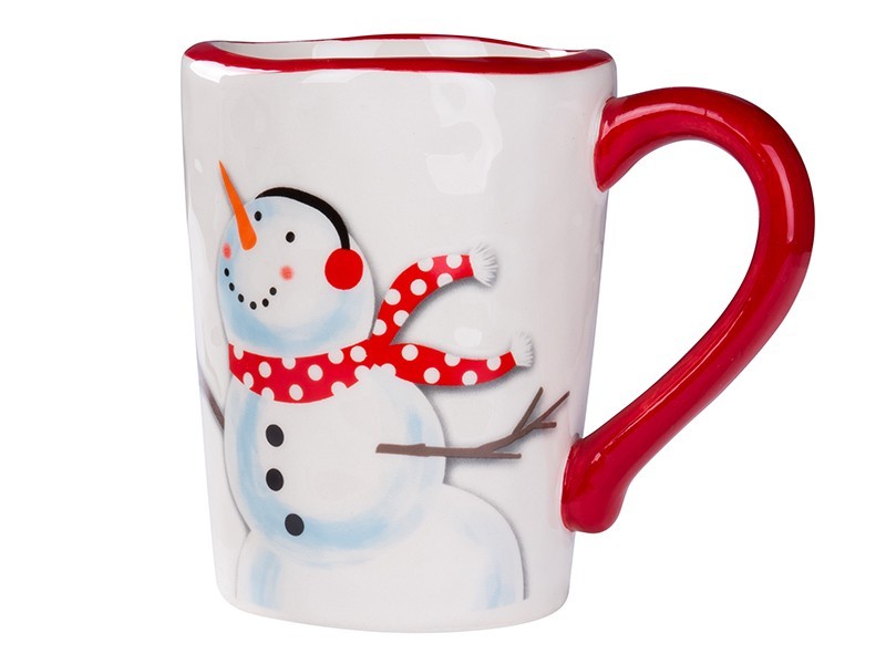 Vánoční dekorace hrnek 12,6cm mix barev - foto 2