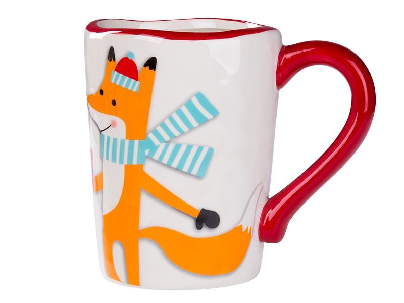 Vánoční dekorace hrnek 12,6cm mix barev - foto 3