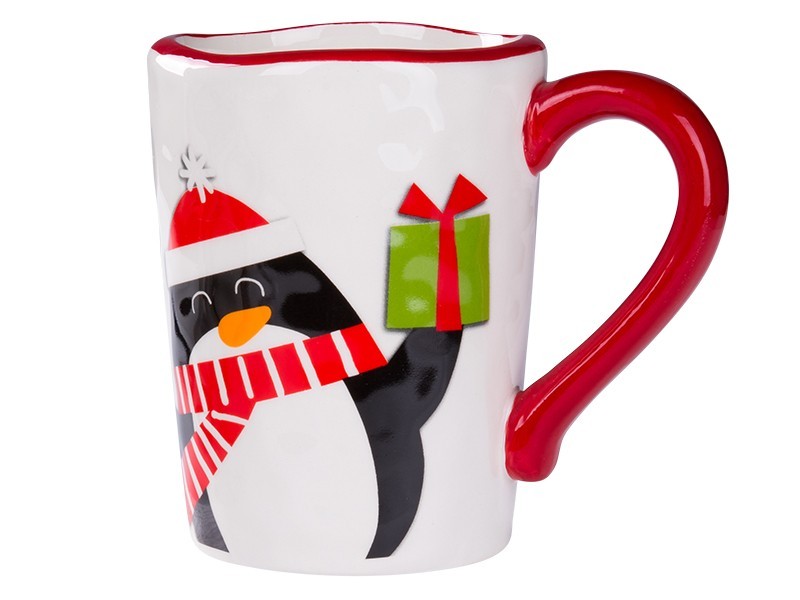 Vánoční dekorace hrnek 12,6cm mix barev - foto 4