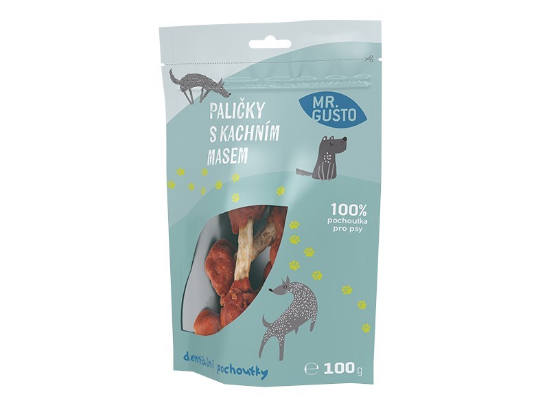 Mr. Gusto Paličky s kachním masem 100 g - foto 1