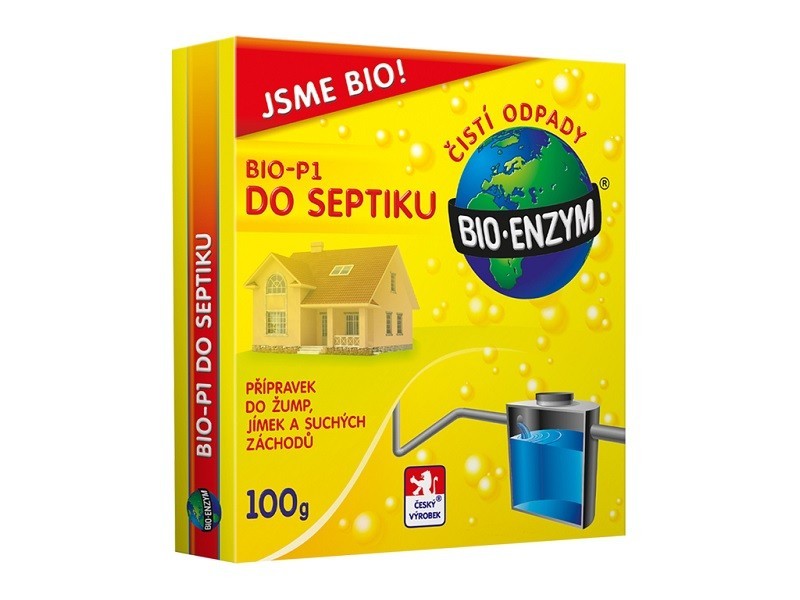 Čistič septiků BIO-P1 100g - foto 1 Čistič septiků BIO-P1 100g - foto 1