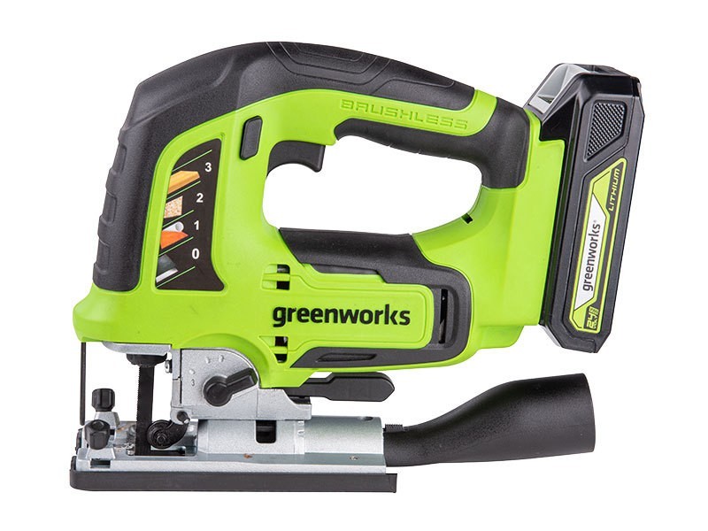 Aku přímočará pila Greenworks GD24JS 24V - foto 3