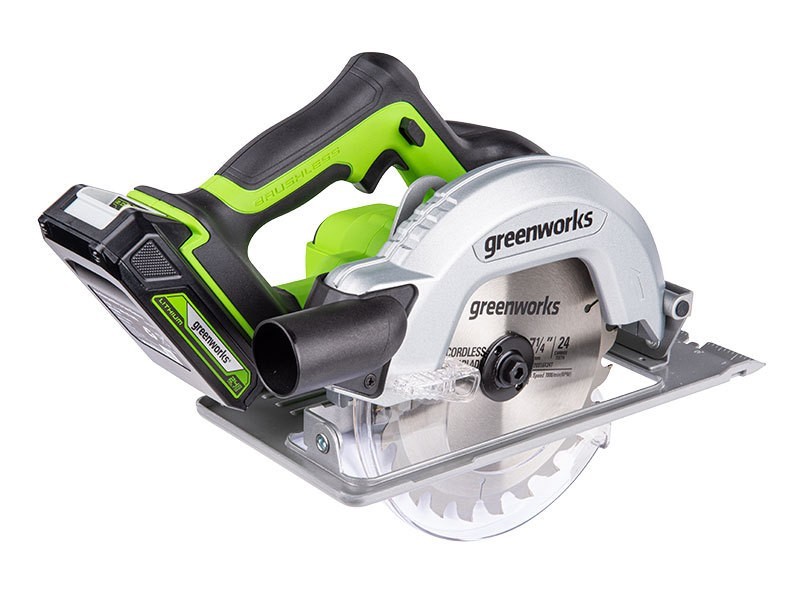 Aku kotoučová pila Greenworks GD24CS 24V - foto 7