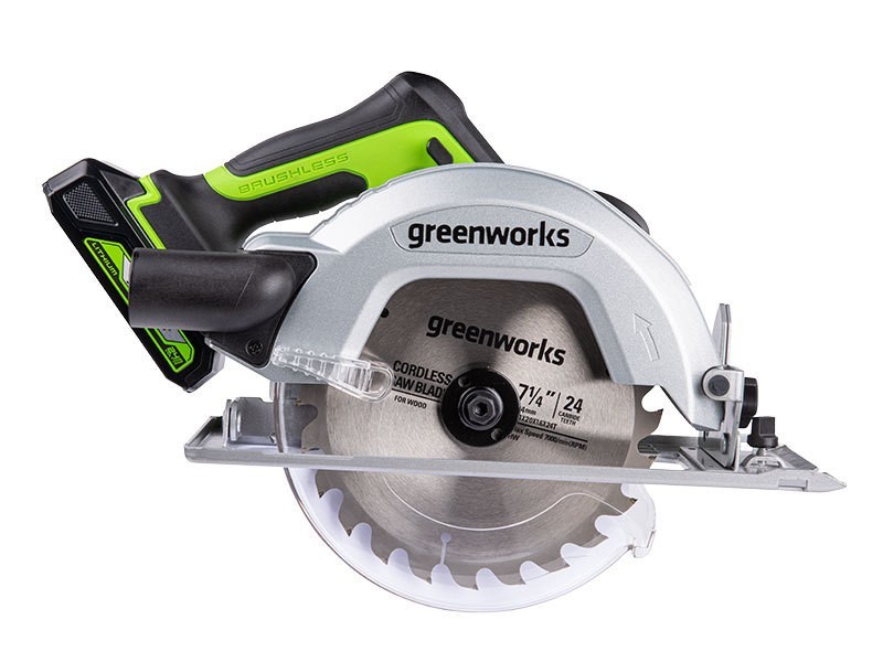 Aku kotoučová pila Greenworks GD24CS 24V - foto 8