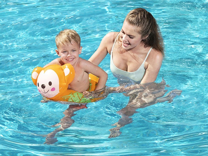 Nafukovací kruh zvieratká safari, rôzne motívy - foto 5