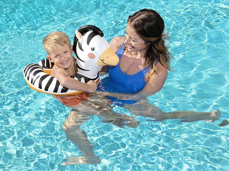 Nafukovací kruh zvieratká safari, rôzne motívy - foto 7