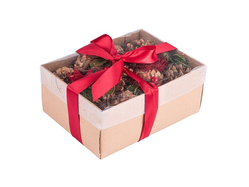 Súprava na zdobenie venca  hnedá - foto 1