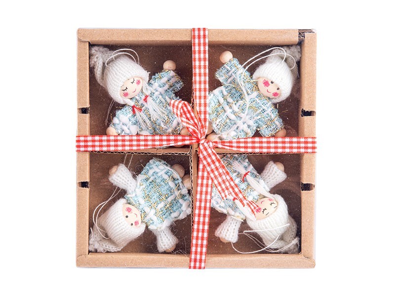 Dekorácia súprava na zavesenie 15x15x3 - foto 1