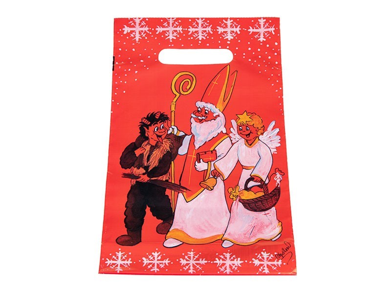 Taška igelitová červená 32x20cm - foto 2