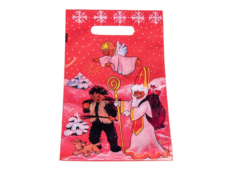 Taška igelitová červená 32x20cm - foto 3