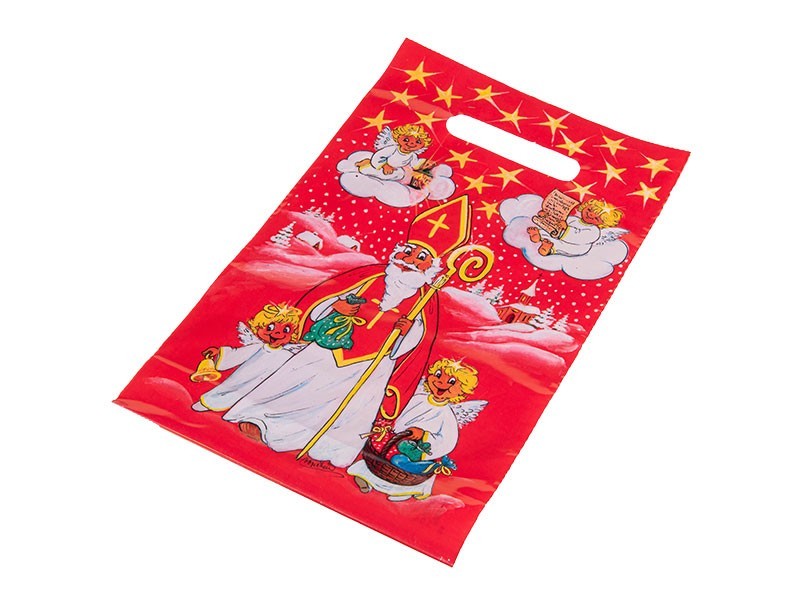 Taška igelitová červená 32x20cm - foto 4