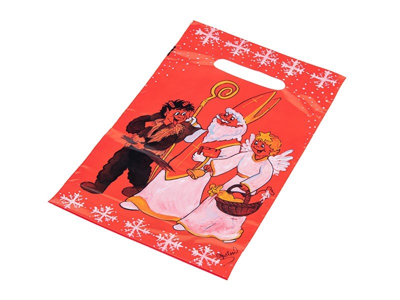 Taška igelitová červená 32x20cm - foto 5