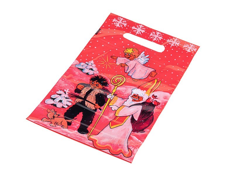 Taška igelitová červená 32x20cm - foto 6