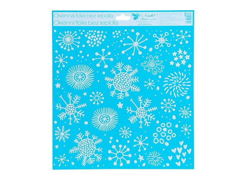 Okenná fólia s flitrami 30x33,5 cm - foto 2 Okenná fólia s flitrami 30x33,5 cm - foto 2