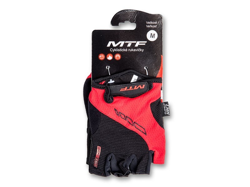 Cyklistické rukavice vel. XL, pánské červené - foto 2