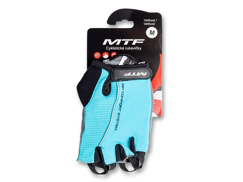 Cyklistické rukavice veľ. XS, dámske modré - foto 2