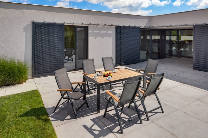 Deska stolu světlý teak 160x89cm, durabord - foto 4