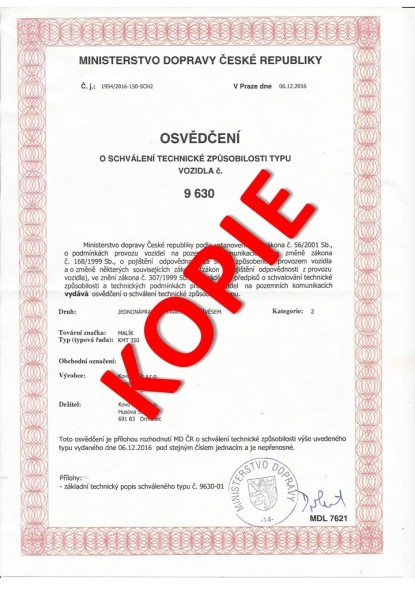 Vozík KM 350 - foto 15 Vozík KM 350 - foto 15