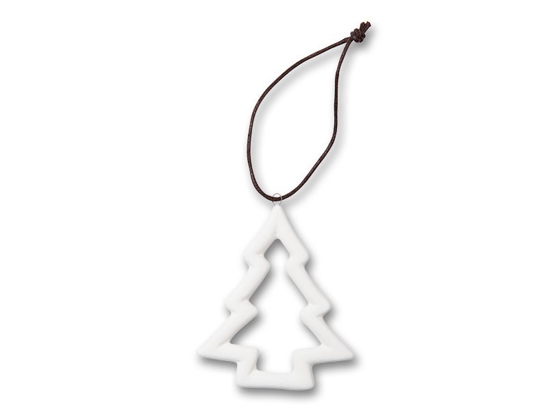 Vianočná ozdoba stromček 8cm, keramika - foto 1