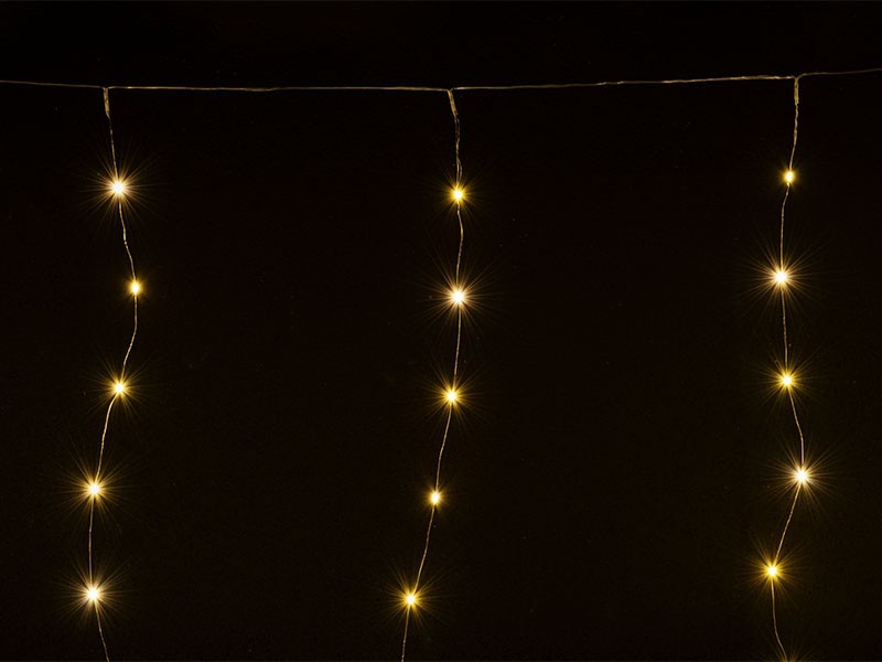 LED světelný závěs, 3x2m,200LED - foto 2