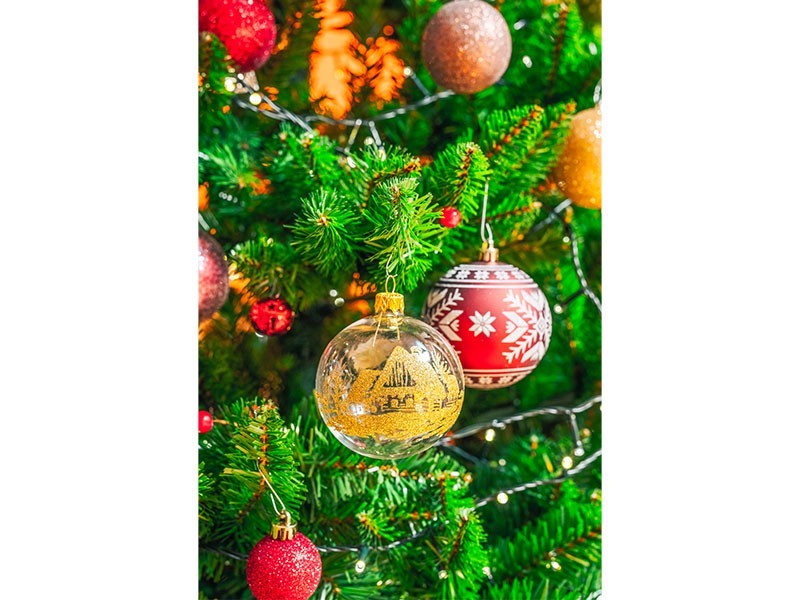 Guľa vianočná ČESKÁ VÝROBA 5A - foto 2