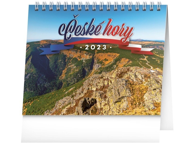 Stolní kalendář České hory 2023, 16,5 × 13 cm - foto 1 Stolní kalendář České hory 2023, 16,5 × 13 cm - foto 1