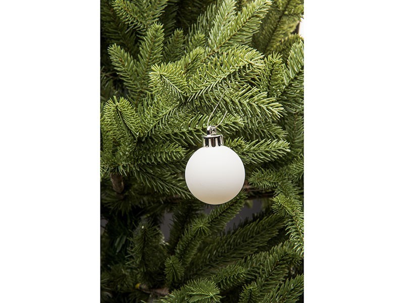 Vánoční koule Ø4cm bílá, 20ks - foto 5 Vánoční koule Ø4cm bílá, 20ks - foto 5