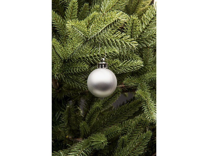 Vánoční koule Ø4cm stříbrná, 20ks - foto 5