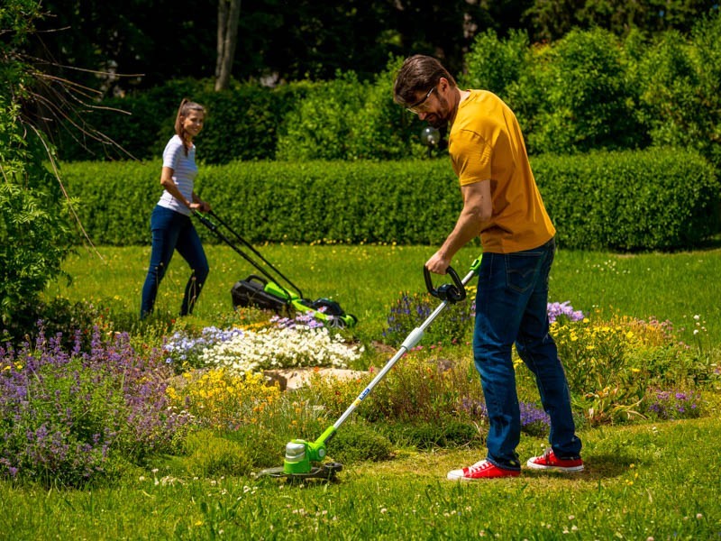 Aku strunová kosačka Greenworks G24LT30M 24V - foto 18